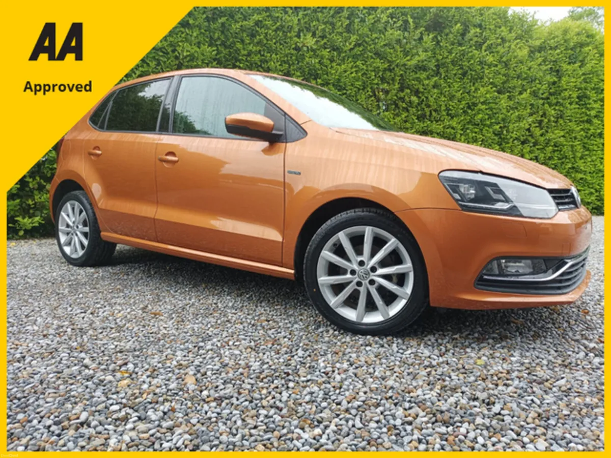 Low Mileage half leather VW Polo 1.2 TSI, 2017 - Image 1