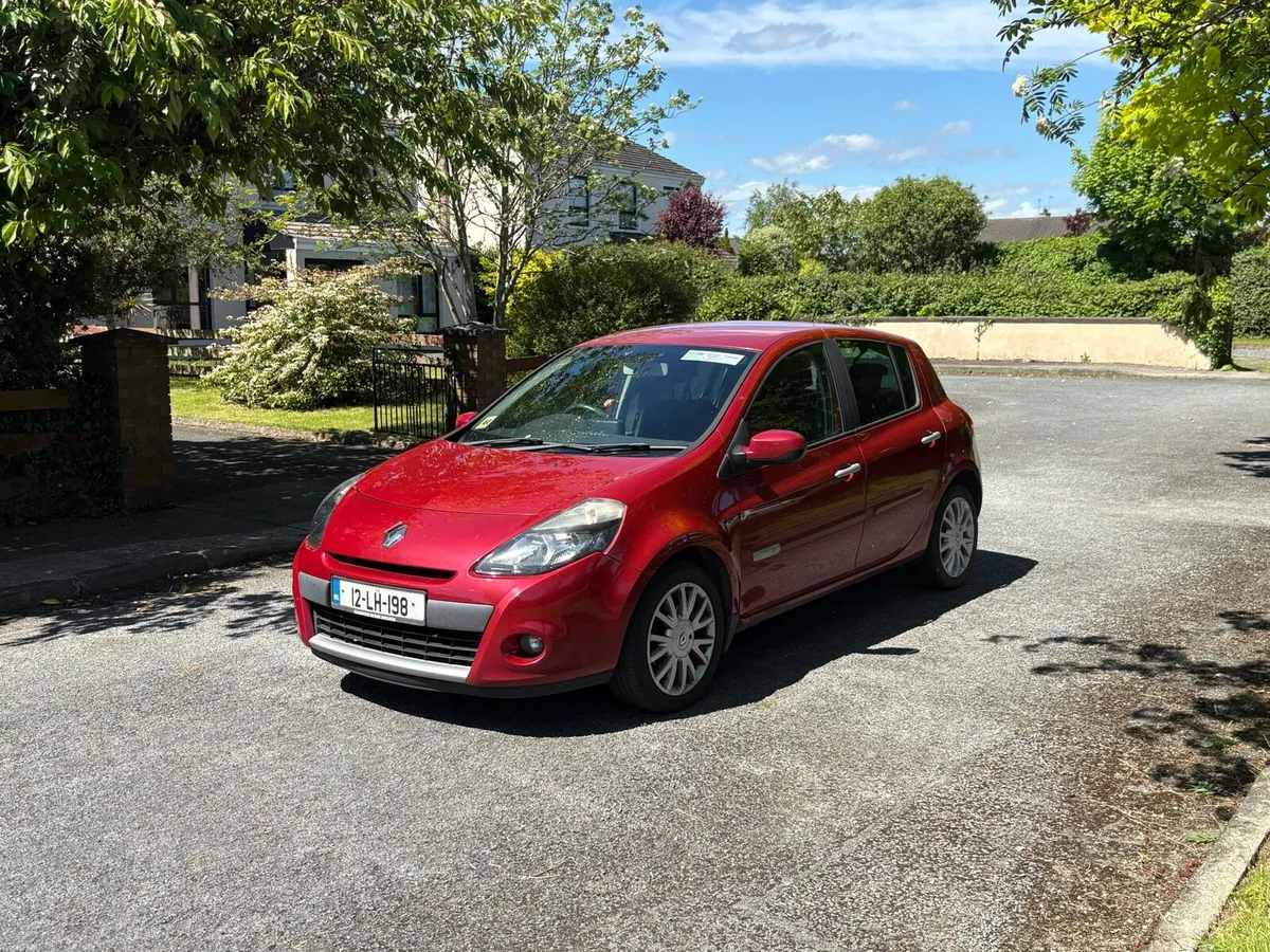 2012 Renault Clio 1.1 petrol new nct 01/27 tax 06/ - Image 2