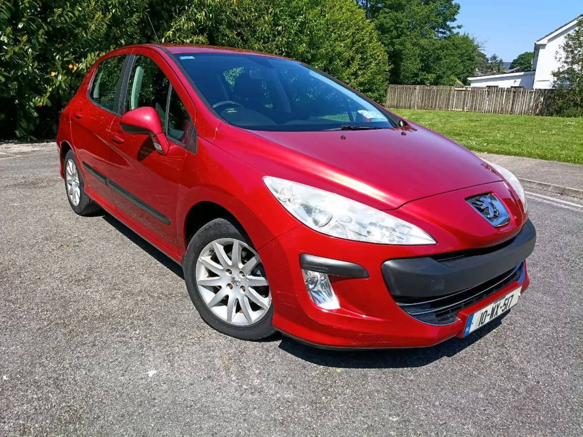 2010 Peugeot 308 1.6hdi one lady owner very low mi - Image 1