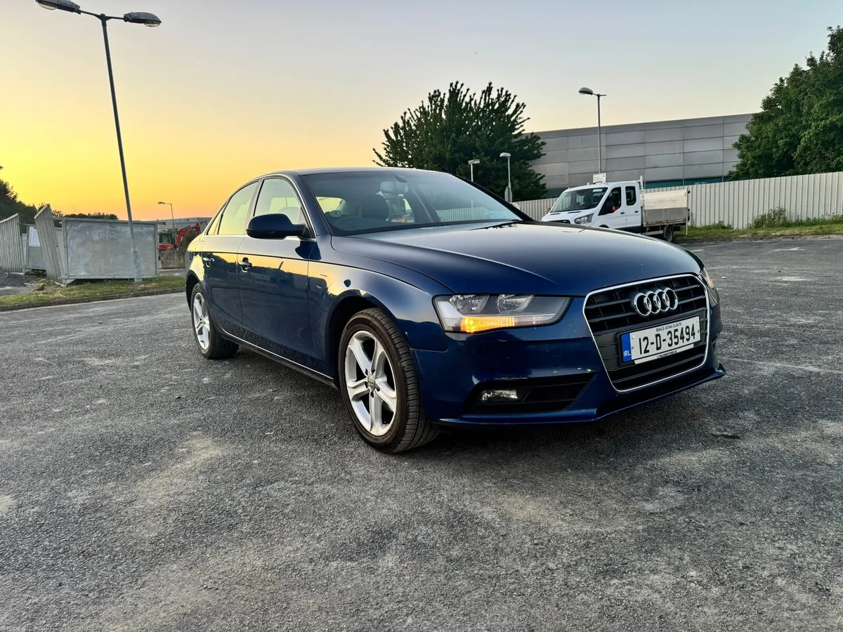 Audi A4 Blue Saloon - Image 1