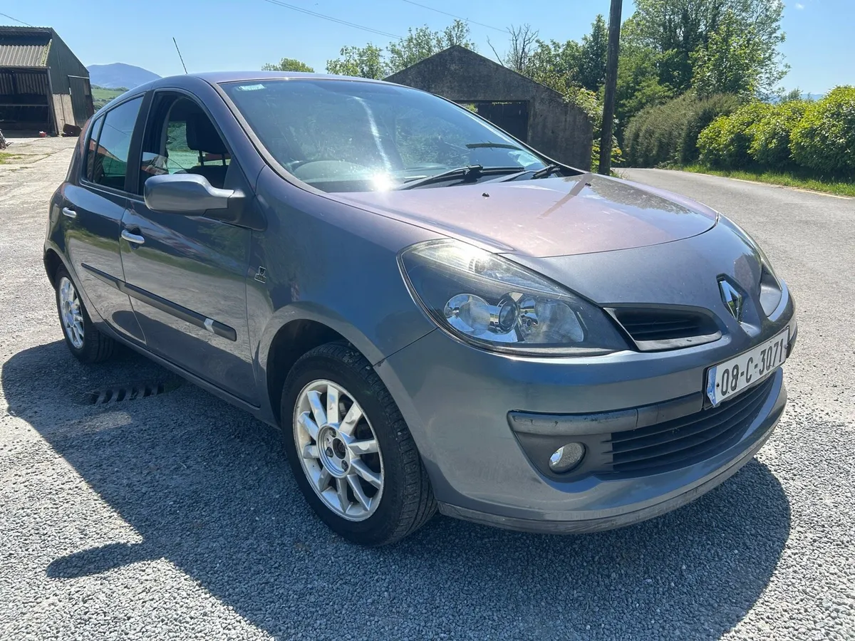 2008 Renault Clio.. Long NCT & Tax - Image 1