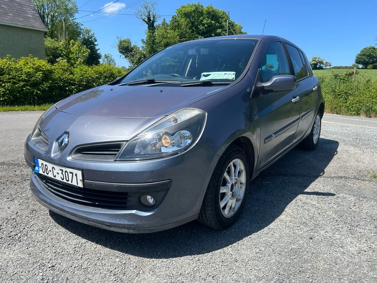 2008 Renault Clio.. Long NCT & Tax - Image 2