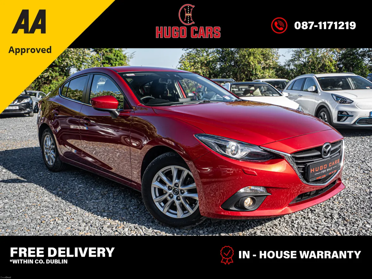 2016 Mazda 3 Executive/New NCT/Irish/Warranty - Image 1