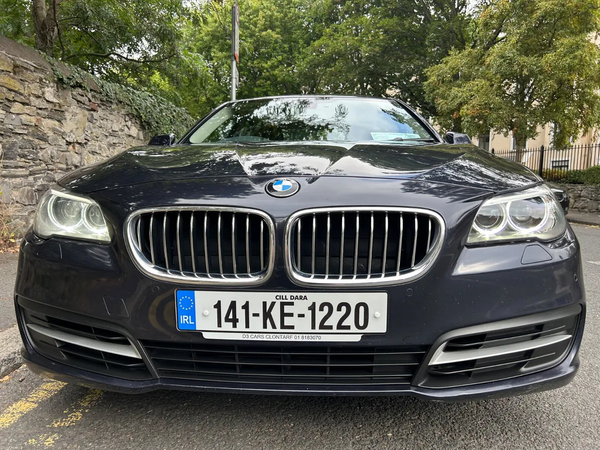 2014 BMW 5 SERIES DAKOTA BROWN LEATHER - Image 2