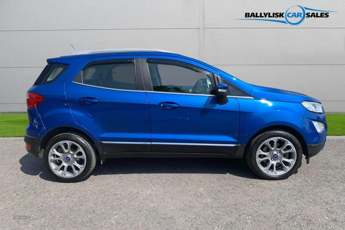 Ford EcoSport 1.5 Tdci 100PS Titanium in Blue with - Image 3
