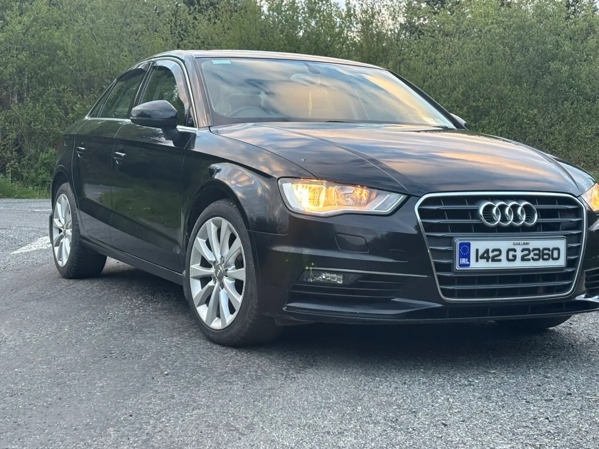 Audi A3 Black Saloon - Image 2