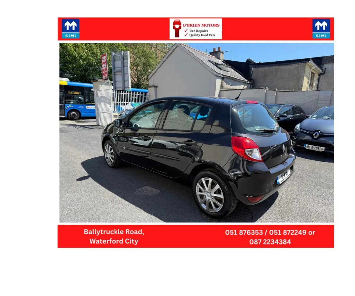 2012 Renault Clio, Black,1.2ltr,5Door,Hatchback - Image 4