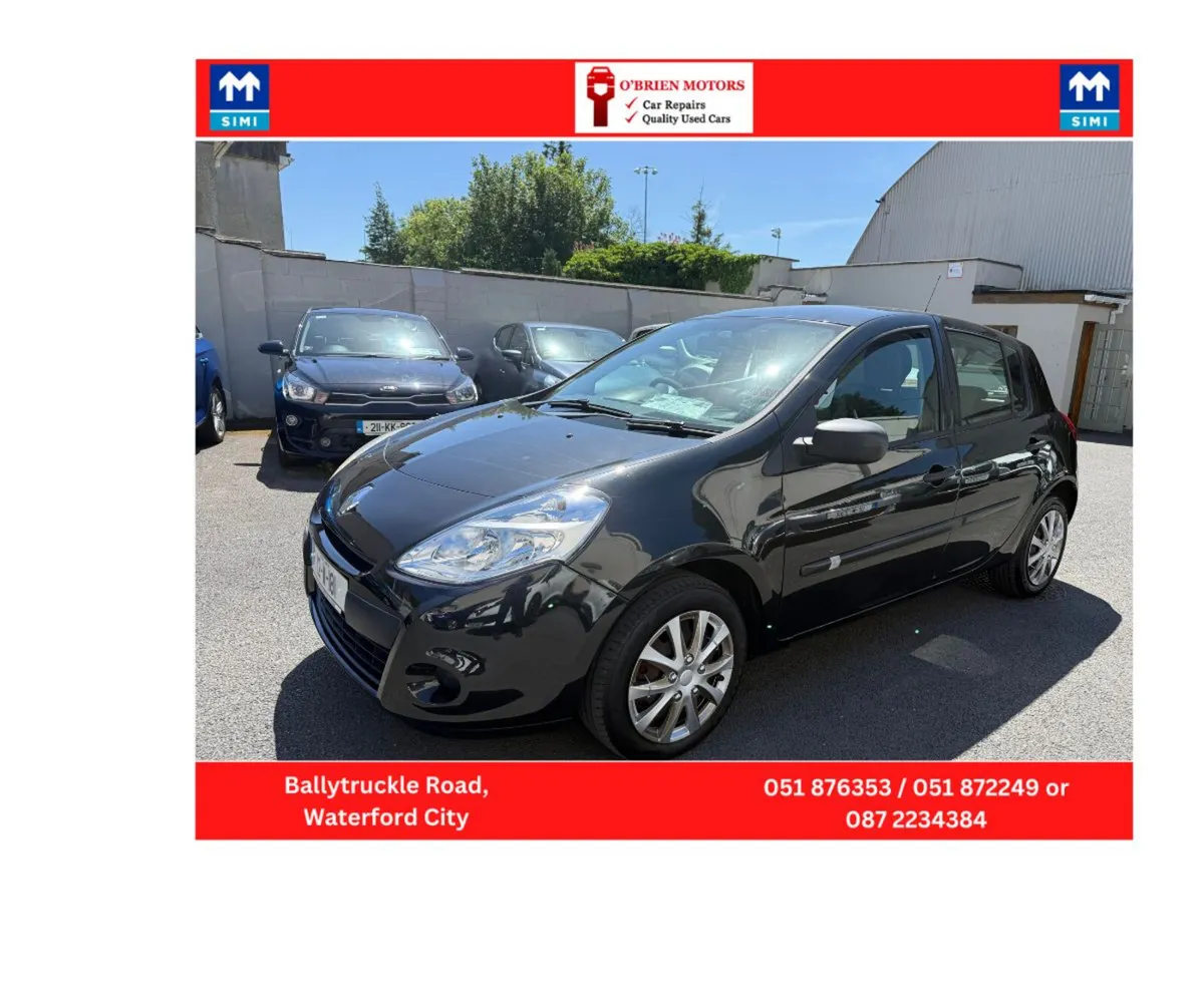 2012 Renault Clio, Black,1.2ltr,5Door,Hatchback - Image 4