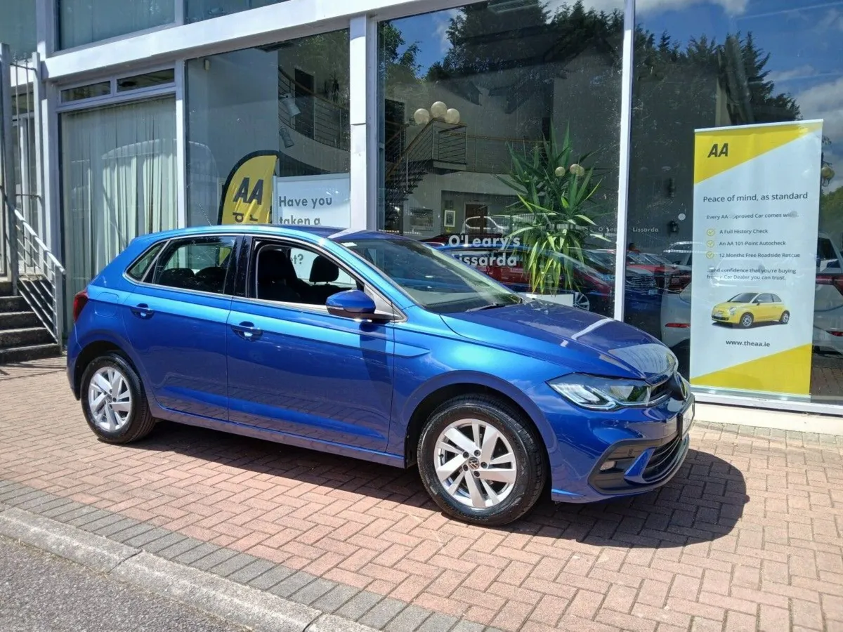Volkswagen Polo 1.0 TSI 95HP Life, Reef Blue, 1 ow - Image 1