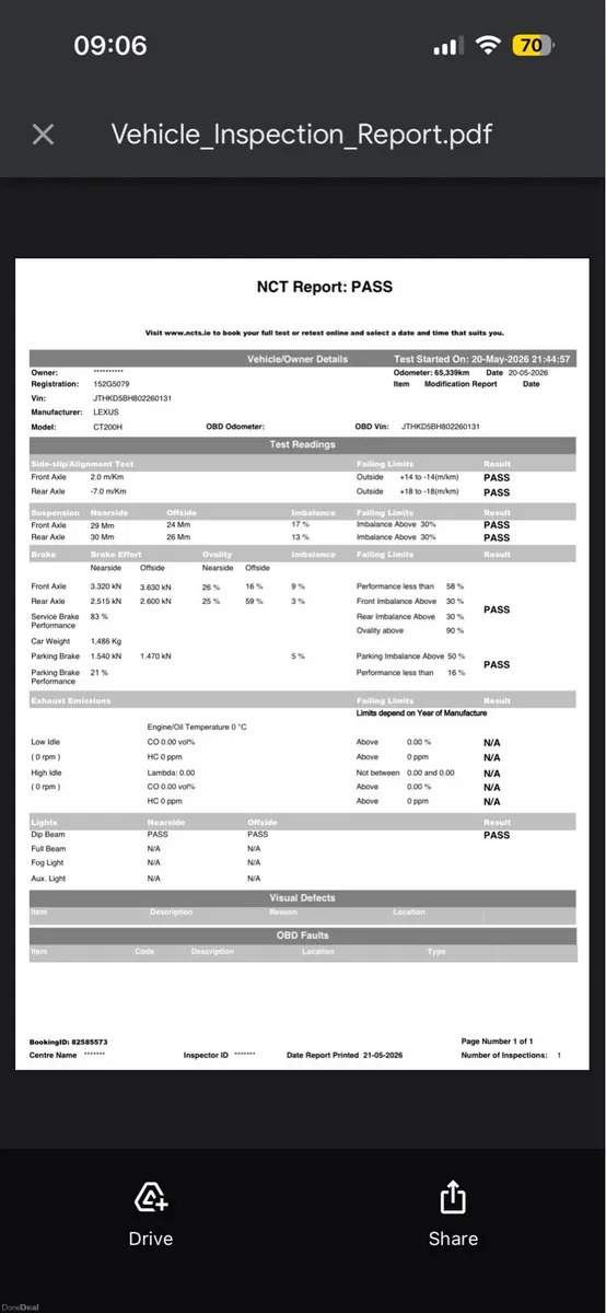 €13,900 - Lexus CT200h Hybrid (Luxury trim) - Image 3