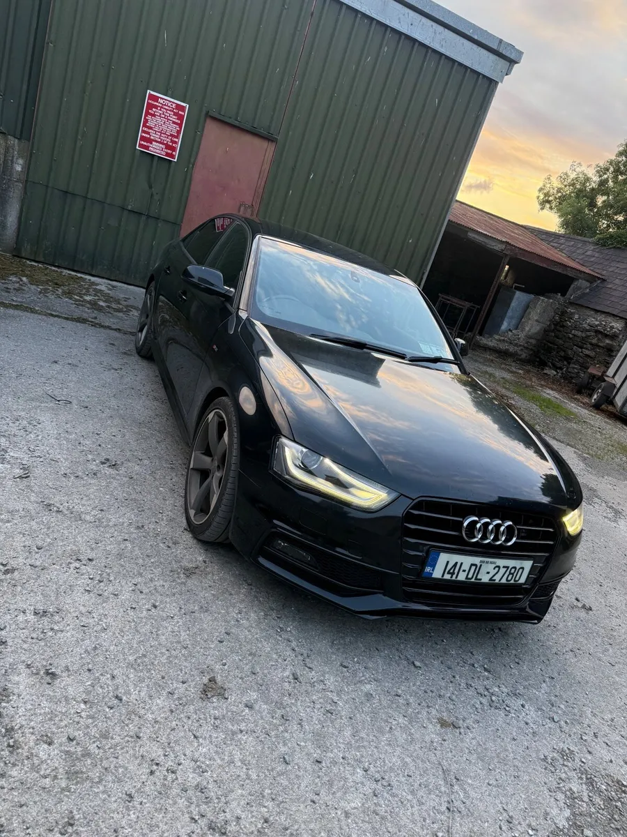 Audi A4 2014 s-line black edition - Image 1