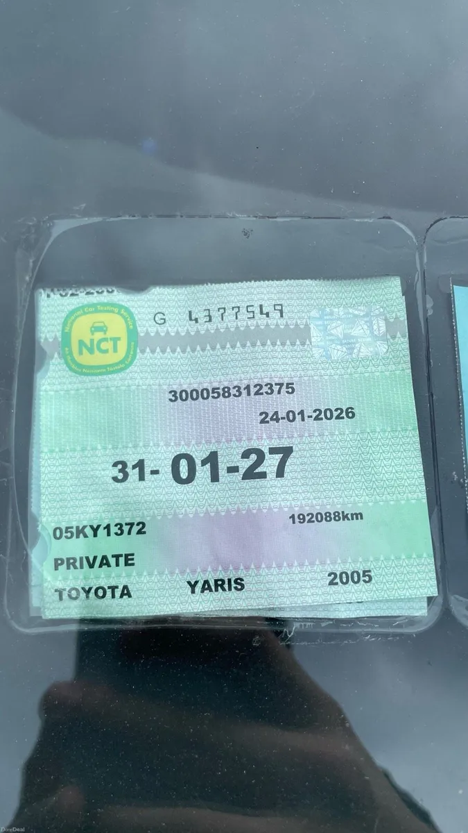 2005 Toyota Yaris NCT 01/27 - Image 5