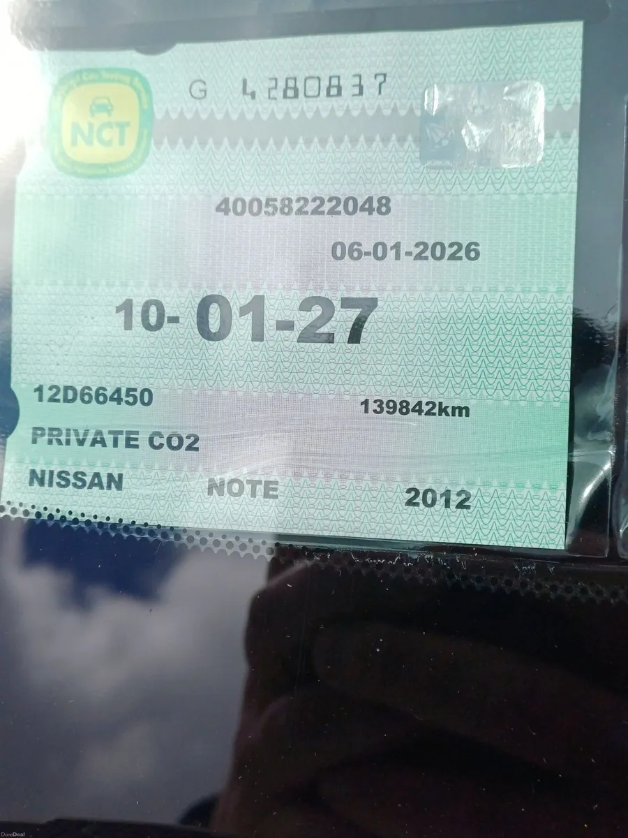 2012 Nissan Note Aut NCT 01/27 Reverse Cam,Android - Image 4
