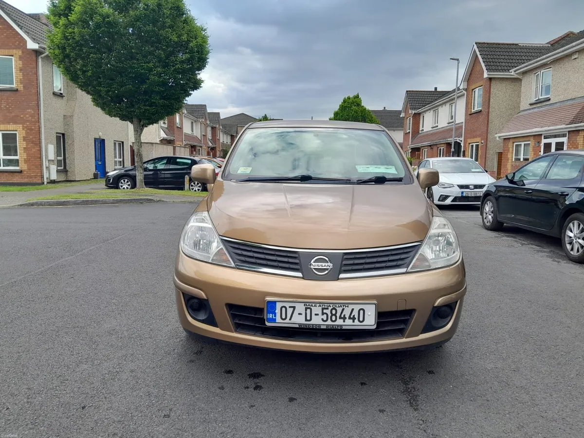 2007 nissan tiida nct9/26 low kilometres - Image 3
