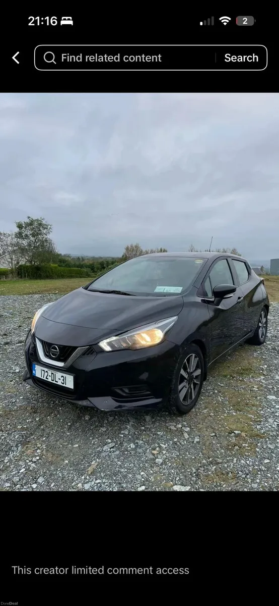 Nissan Micra 1.0 2017 NCT 06/2027 - Image 1