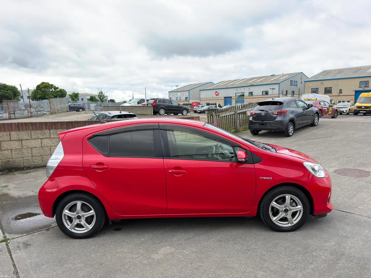 2013 Toyota Aqua Red Hybrid Fresh NCT - Image 4