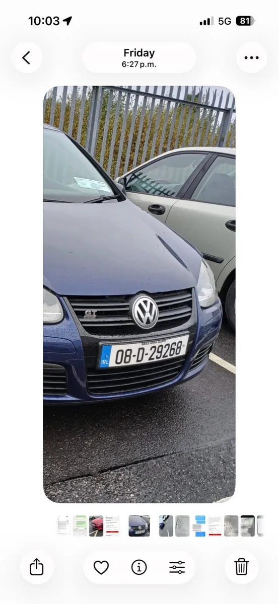 Mk5 glf 3 door sunroof smal work need to pass nct - Image 3