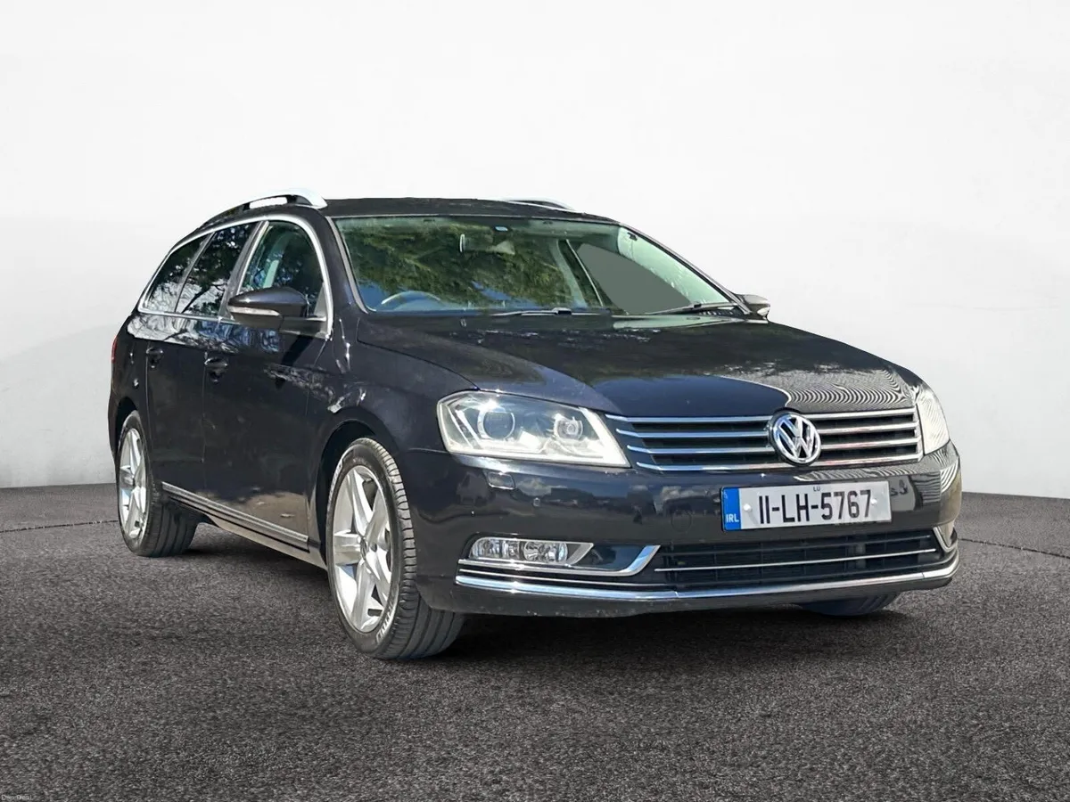 2011 Black VW Passat Estate - Image 1