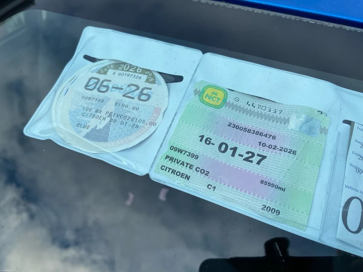 Citroen C1 with NCT and Tax - Image 3