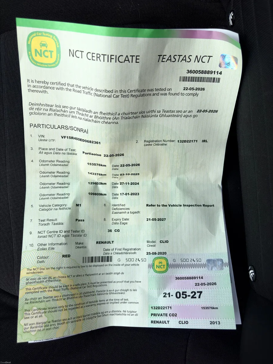 Renault Clio 2013 Automatic 1.2Petrol new nct 6/27 - Image 4