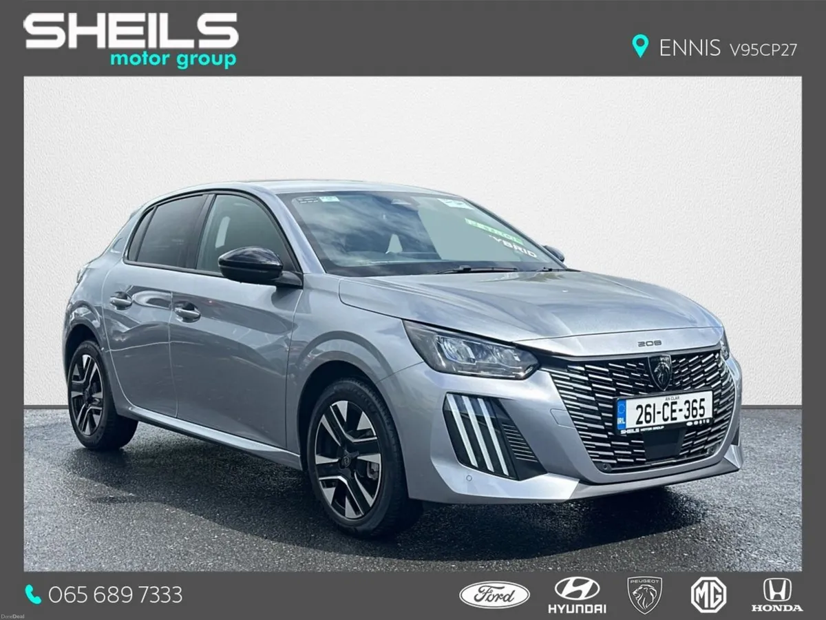 Peugeot 208 HYBRID 110BHP e-DCS6 Allure**DEMO** - Image 1