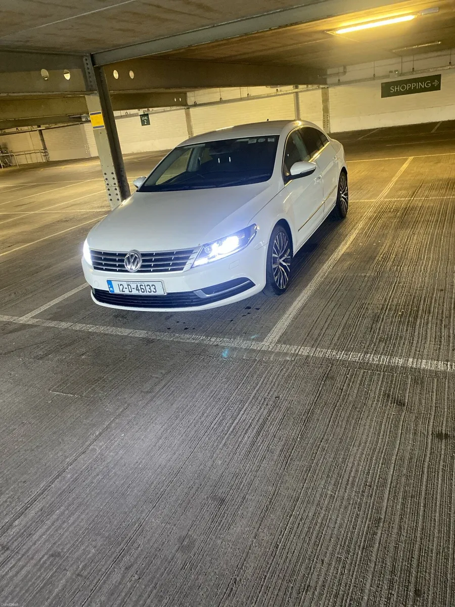 WHITE VOLKSWAGEN CC 2.0 BLUEMOTION 140 HP - Image 2