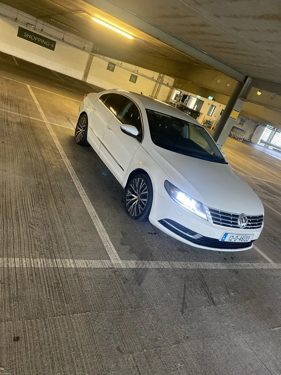 WHITE VOLKSWAGEN CC 2.0 BLUEMOTION 140 HP - Image 3
