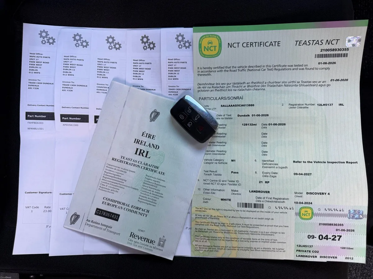 2012 LandRover Discovery 3L Diesel New NCT 4/27 - Image 3