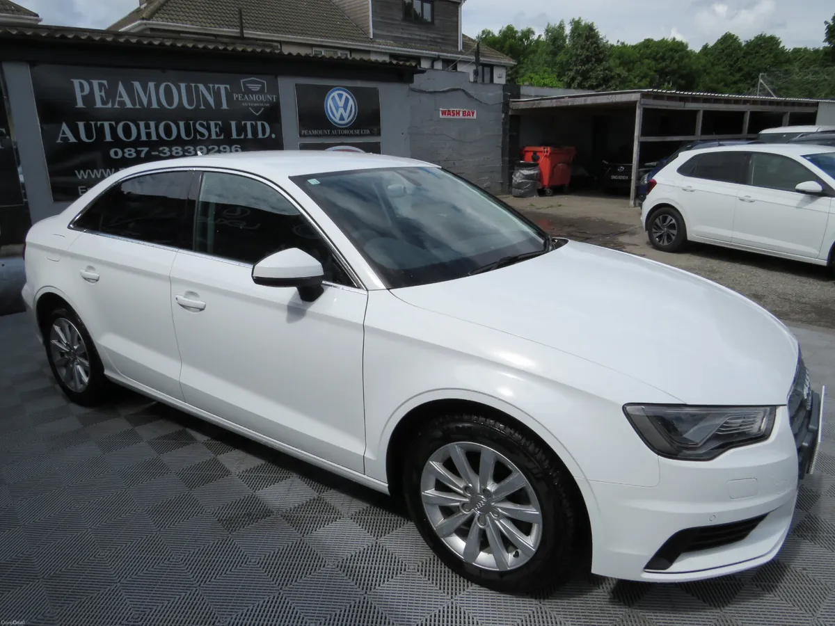 16 AUDI A3 4DR SALOON IN WHITE PETROL AUTOMATIC - Image 4