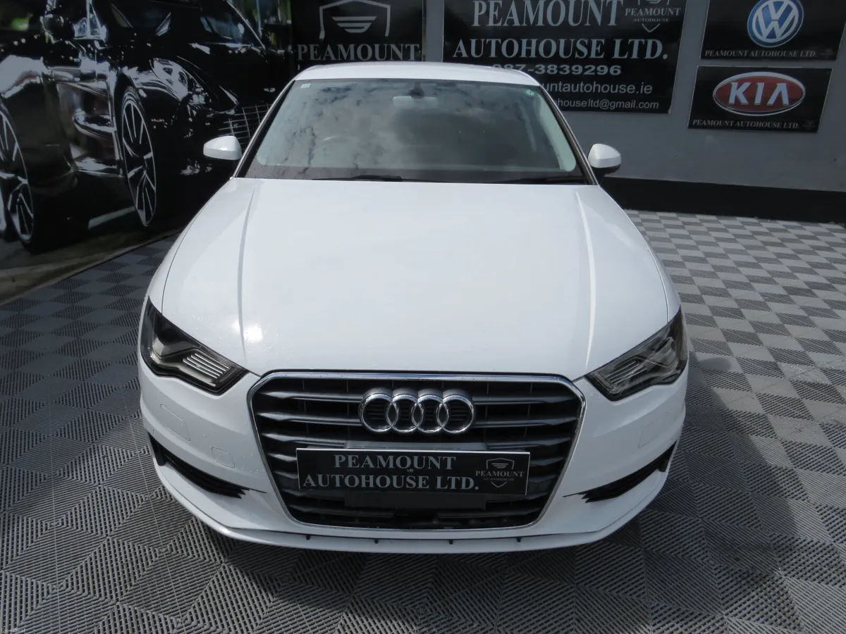 16 AUDI A3 4DR SALOON IN WHITE PETROL AUTOMATIC - Image 3
