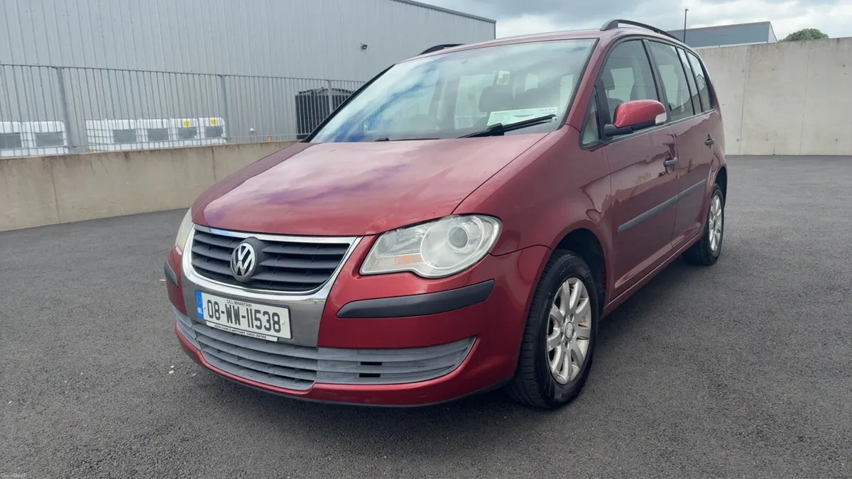 2008 Volkswagen touran 1.9 tdi NEW NCT 02/27 - Image 1