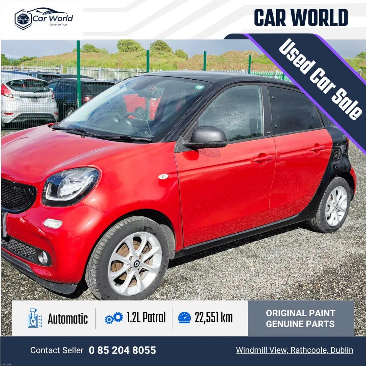 2017 Smart Forfour 1.0 AUTOMATIC - Image 1