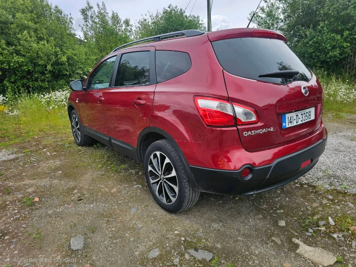 141 nissan Qashqai+2 360 7 seater tax+ nct - Image 3