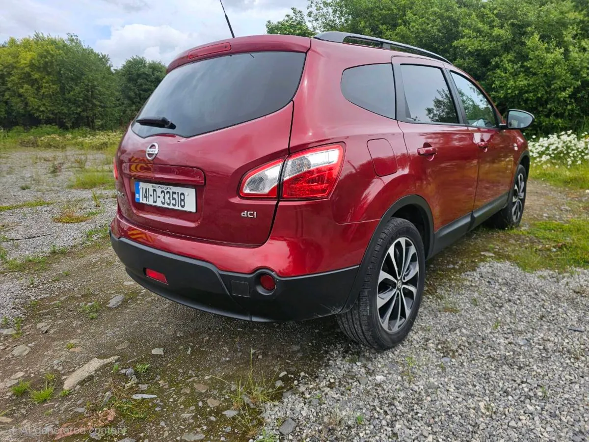 141 nissan Qashqai+2 360 7 seater tax+ nct - Image 2