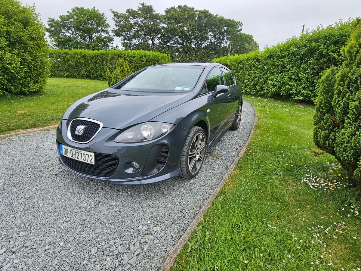 Seat Leon 2008 1.6 Petrol grey 102HP *Low mileage* - Image 1