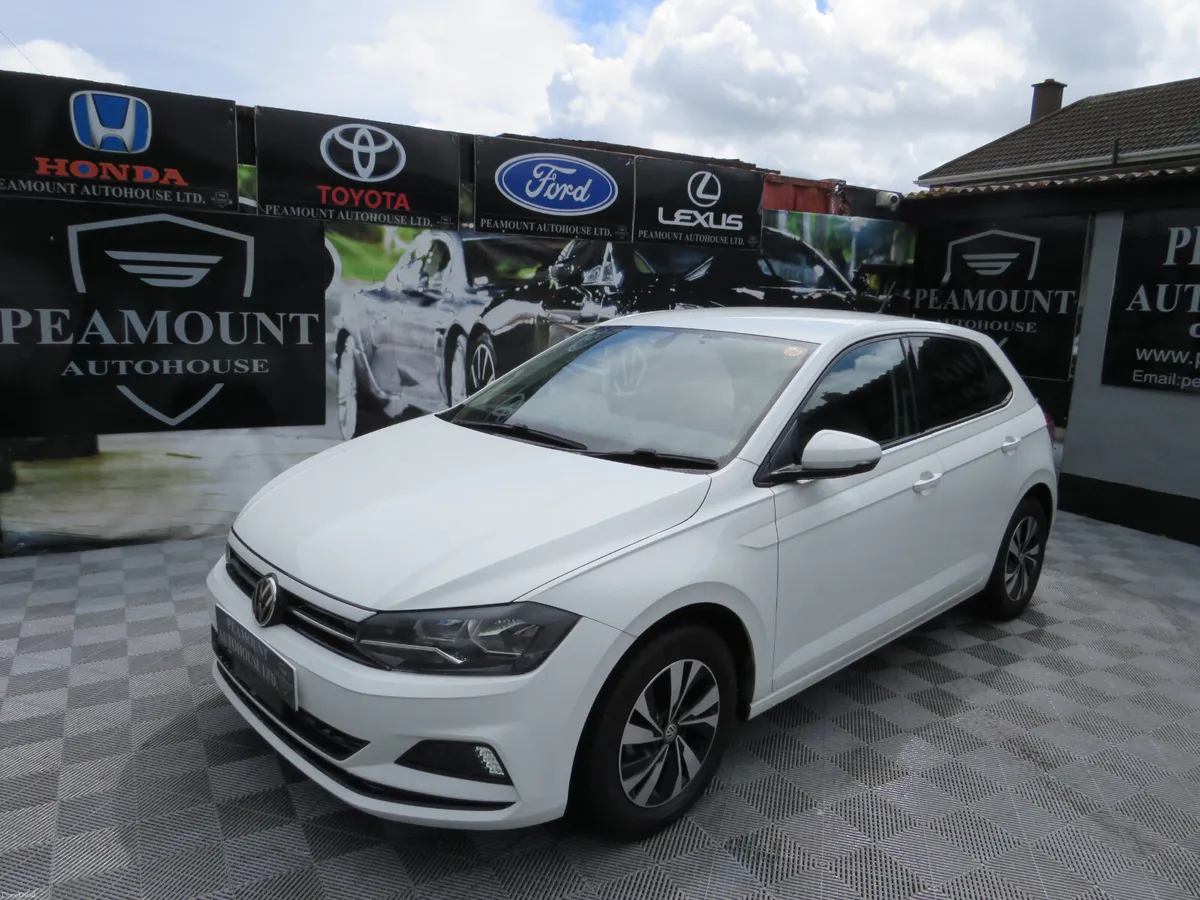 2018 VW POLO 5DR 1LT PETROL IN WHITE - Image 1