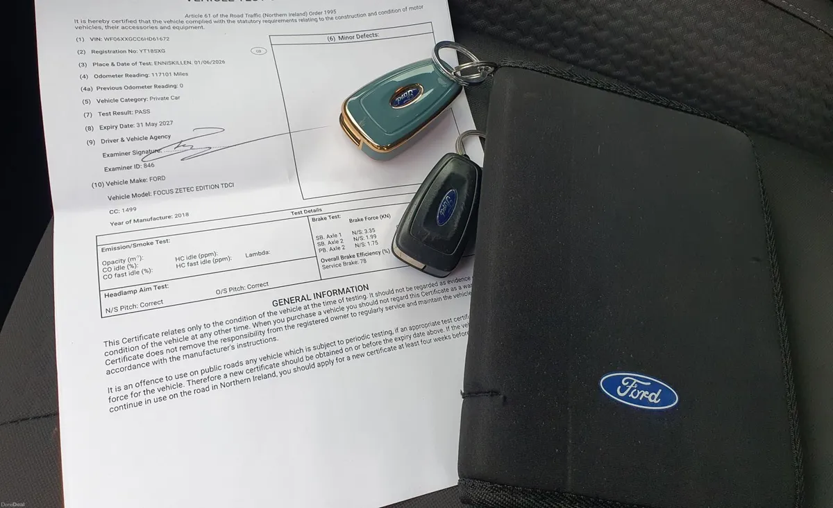 Ford Focus 2018 Diesel 1.5  Zetec Edition Estate - Image 3