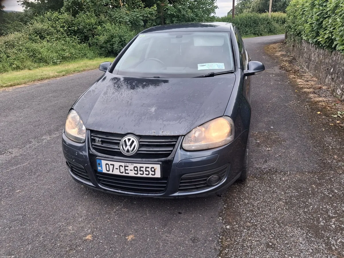 2007 Vw Golf 2.0  Gt Sport, nct 9/26 - Image 3