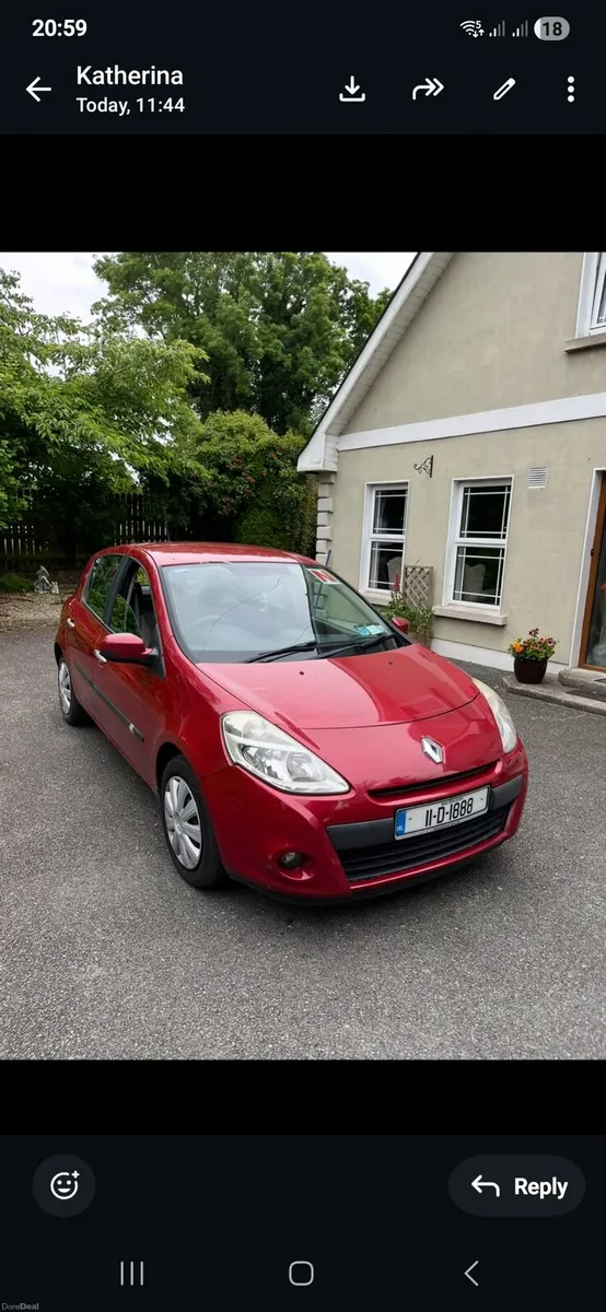 Renault Clio 1.2 Petrol -Manual NCT Passed May '27 - Image 1