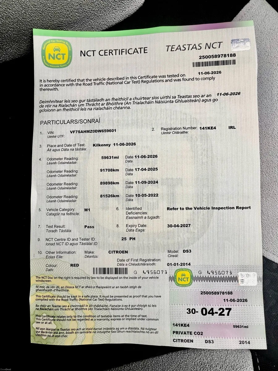 141 Citroen DS3 Only 58k Taxed New NCT 2027 - Image 6