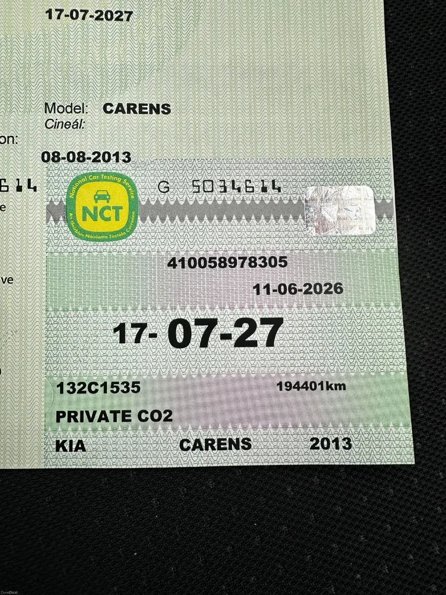 Kia Carens - New NCT JUL-27 | 4 New tires! - Image 3