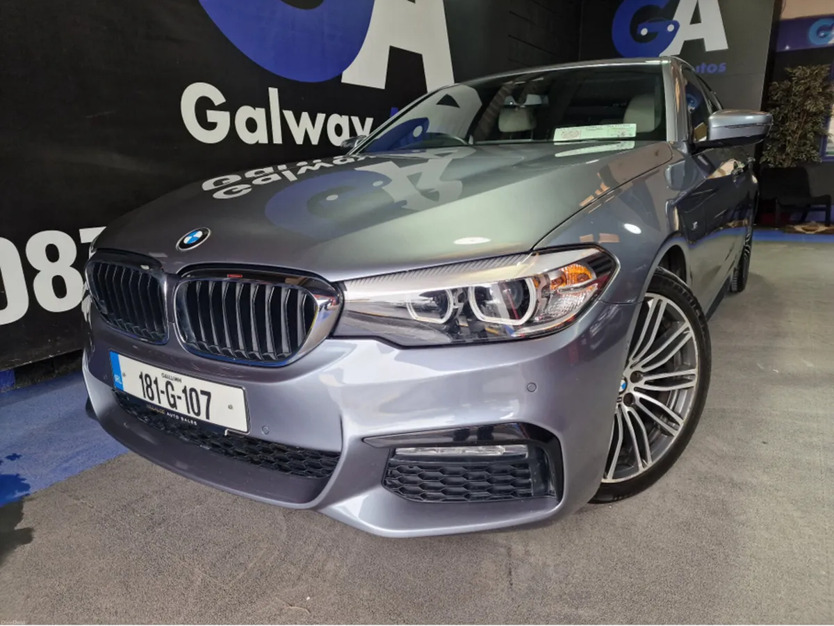 BMW 5-Series 2.0D M SPORT AUTO **SAT NAV, PARKING - Image 1