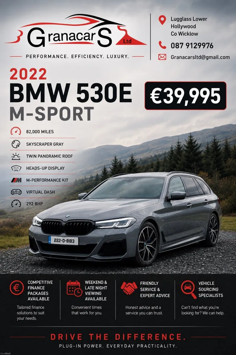 2022 BMW 530E M-Sport - Image 2