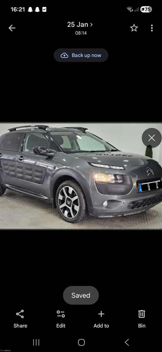 Swap - 2016 Citroen Cactus 1.6 diesel - Image 1