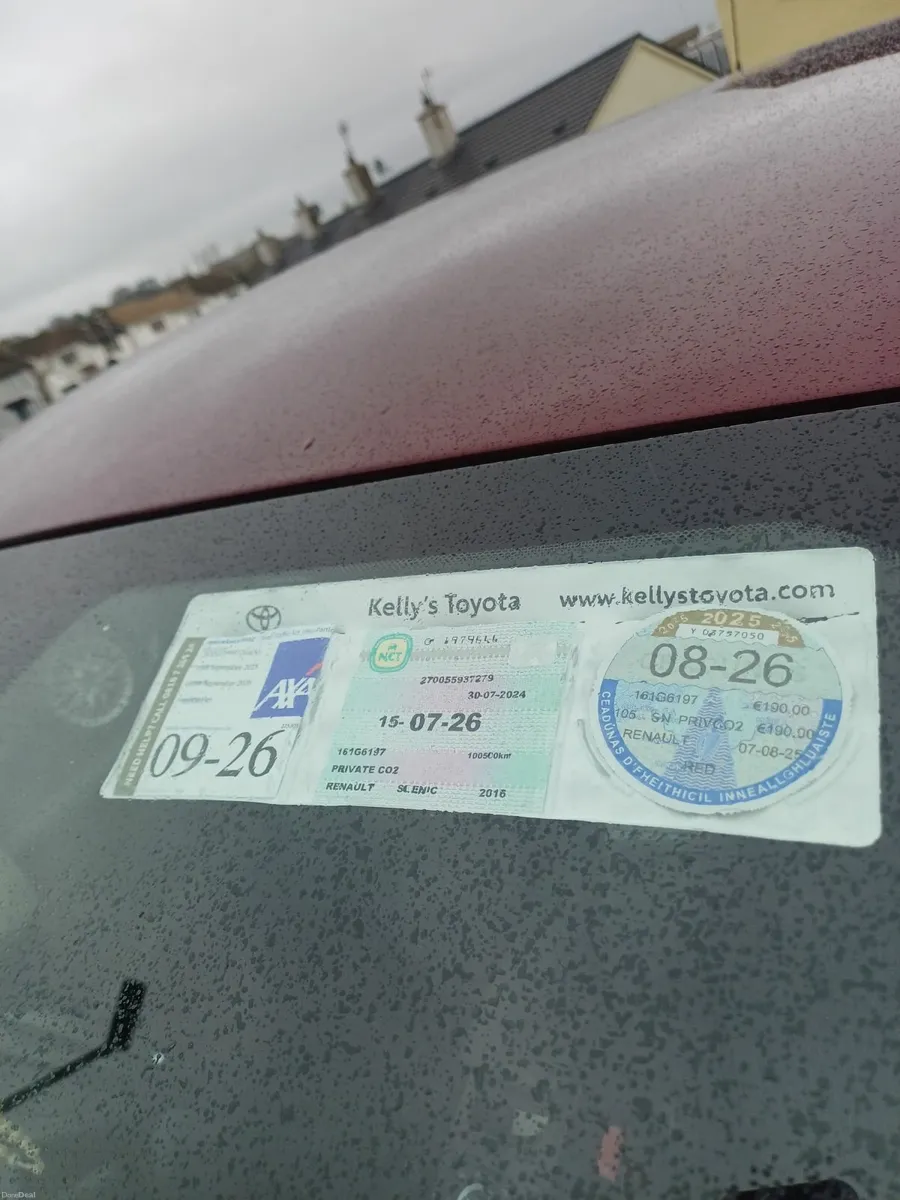 2016 Renault Scenic Diesel – 132,000 km – NCT 07/2 - Image 3