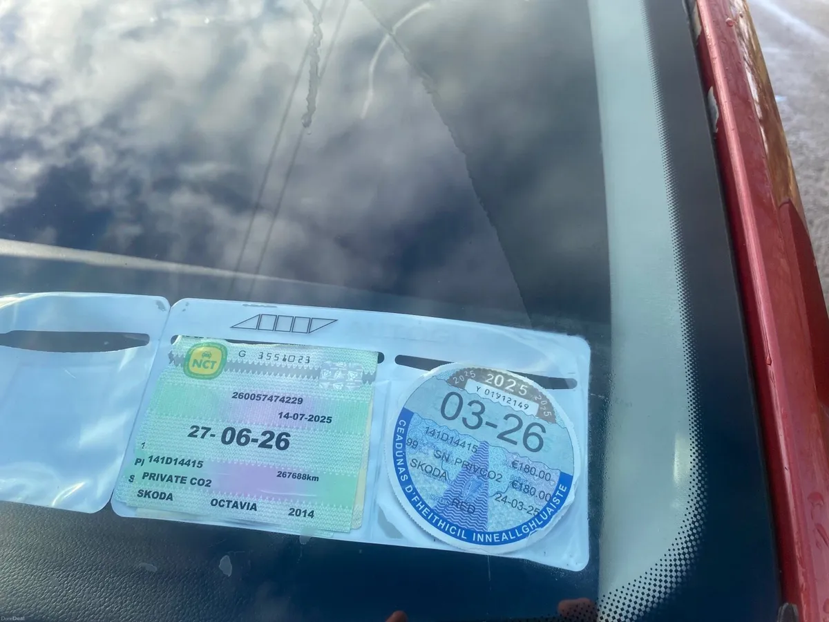 2014 SKODA OCTAVIA 1.6 NCT 27/06/26 TAXED 3/26 - Image 3