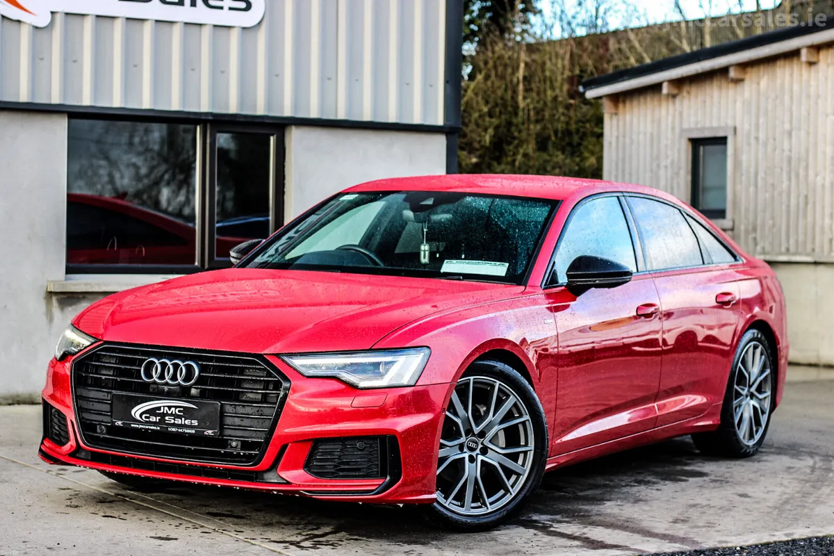 2021 AUDI A6 S LINE BLACK EDITION TANGO RED - Image 1