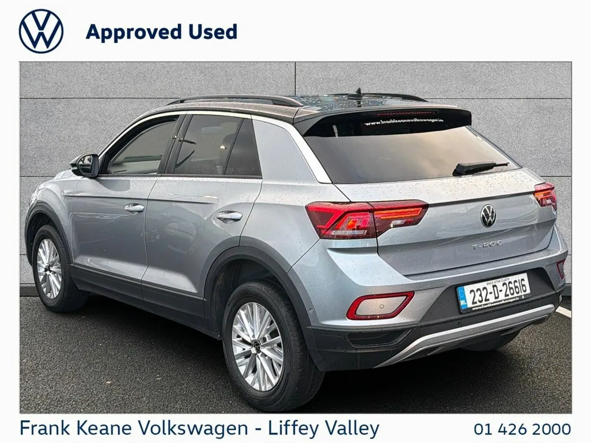 Volkswagen T-Roc LIFE 1.0 TSI 110HP *SILVER WITH B - Image 3