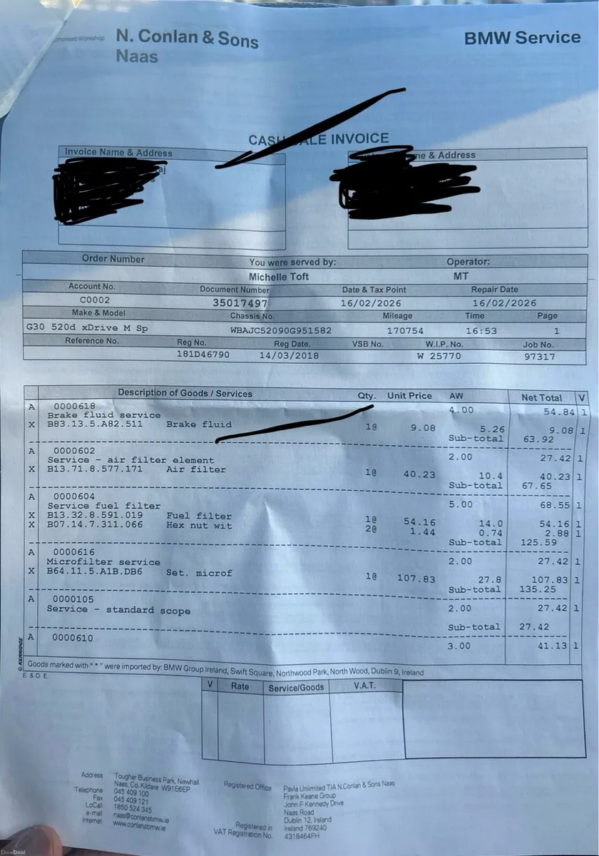 2018 BMW 520Dxd msport approvd warrant just NCTd - Image 4