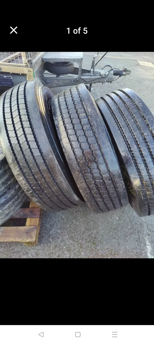 295/80/22.5 STEERS / 386/65/22.5 REGROVED - Image 1